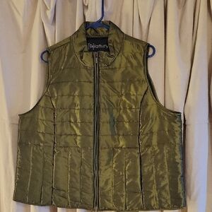 Olive Green Puffer Vest